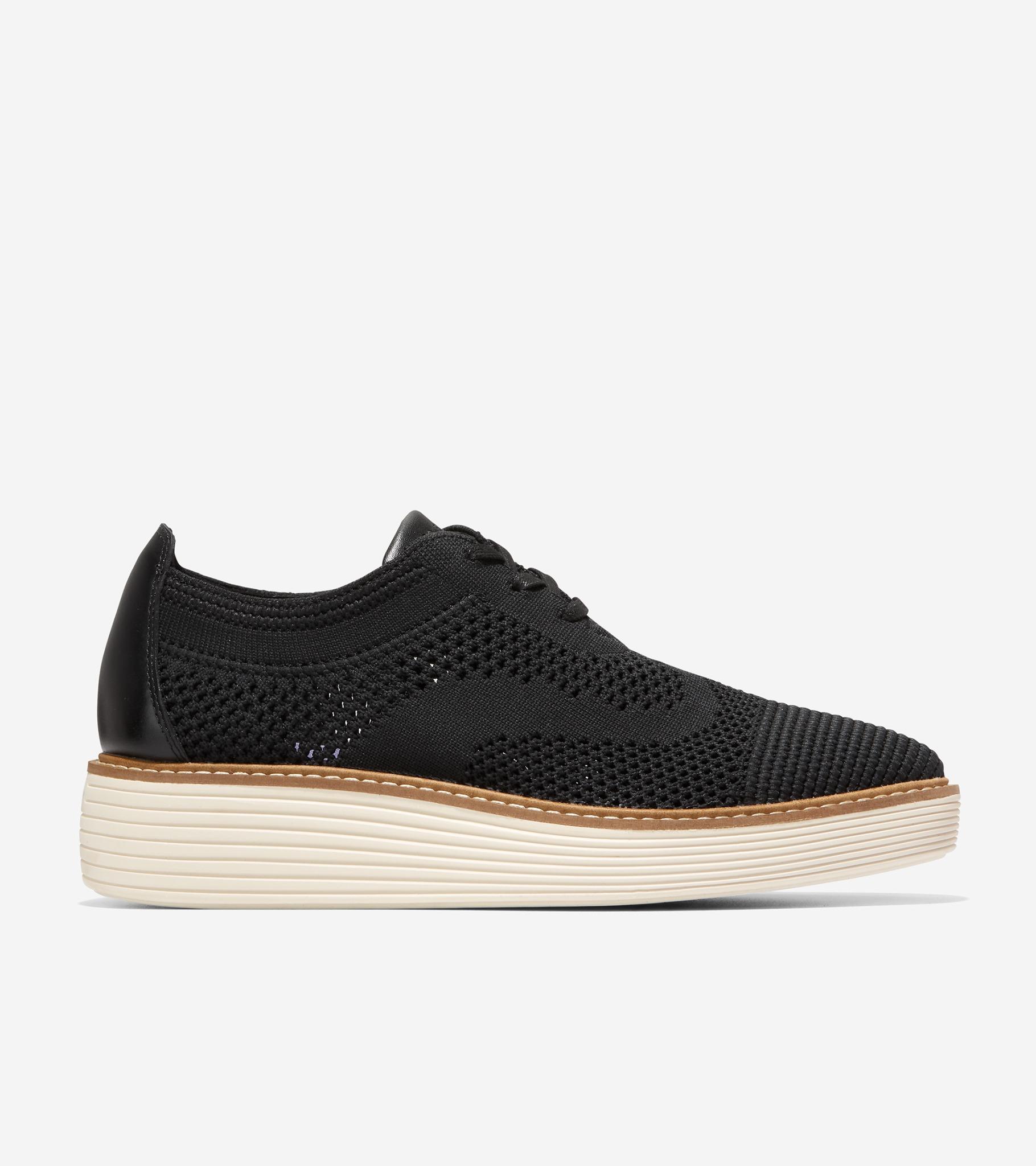 GIÀY OXFORD CÔNG SỞ COLE HAAN NỮ ØRIGINALGRAND PLATFORM STITCHLITE OX