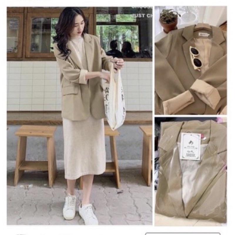 Áo vest 2 lớp nữ, Áo blazer 2 lớp hàng Quảng châu cao cấp