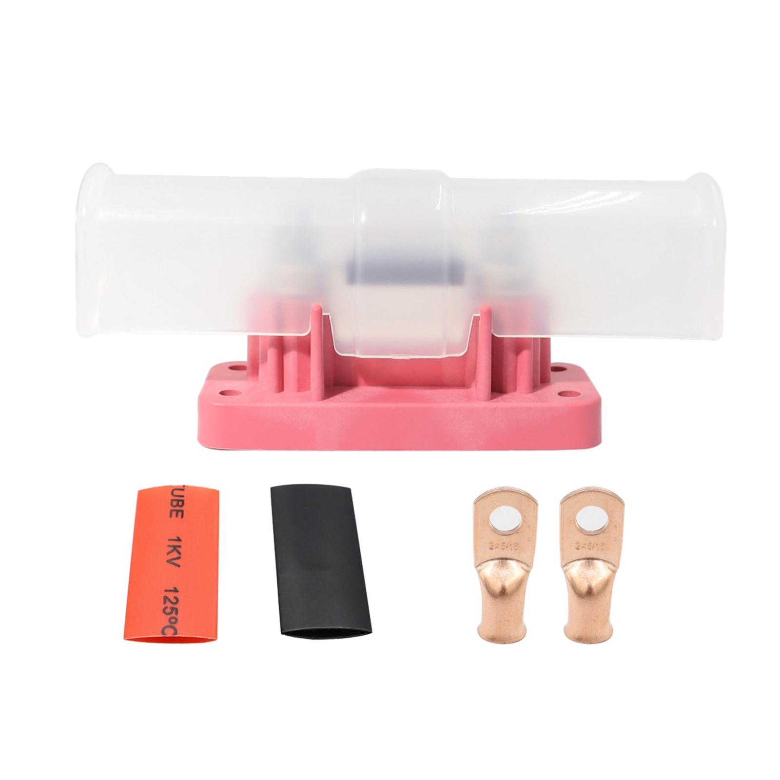 Fuse Holder, Anl Fuse Holder, 500A Electrical Protection Easily Install Car Audio Modification Fuse Box Accessories for Automotive Truck
