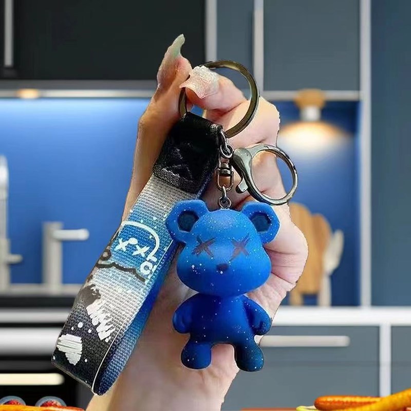 Móc Khóa Hình Chú Gấu Bearbrick Galaxy Đáng Yêu Thời Trang