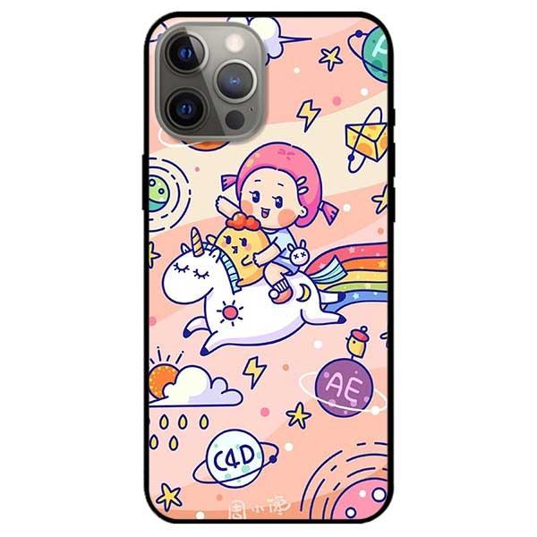 Ốp lưng dành cho Iphone 11 - 11 Pro - 11 Pro Max mẫu Cô Gái Cưỡi Ngựa