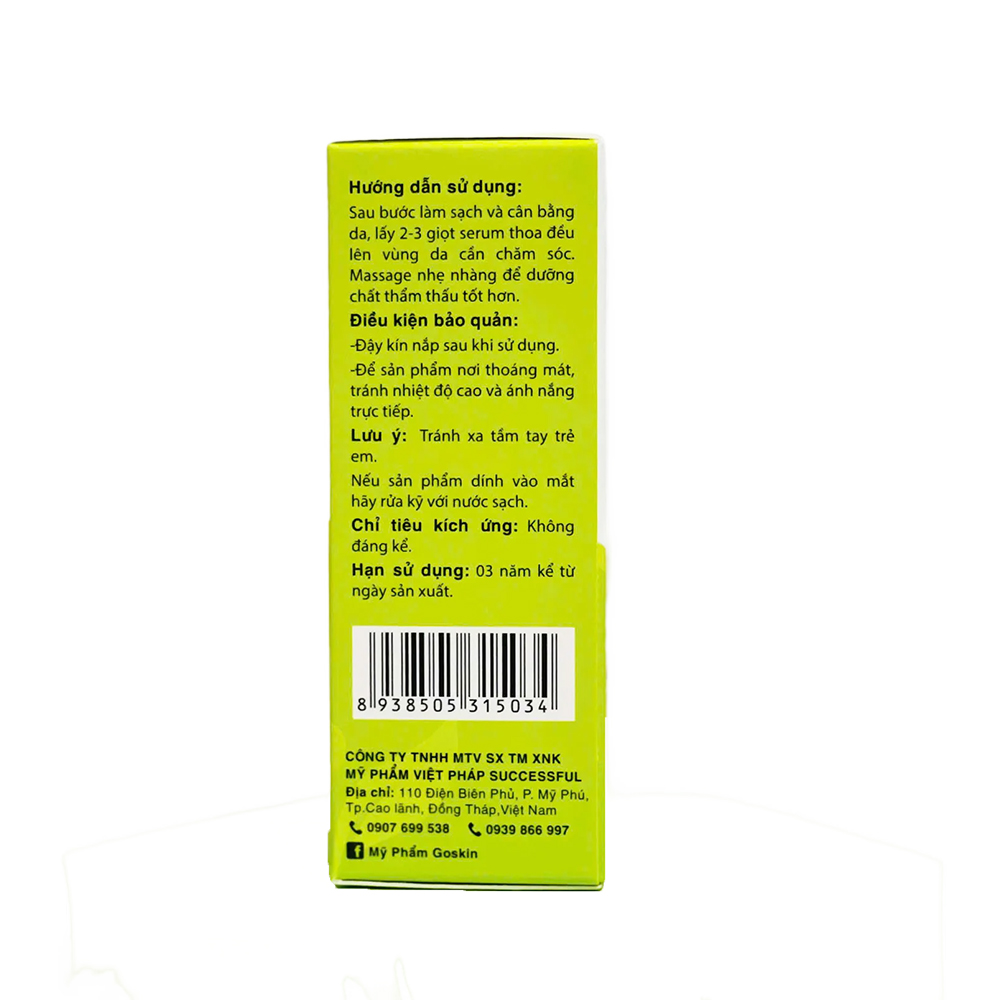 Serum Nám Sạm Tàn Nhang 30ml Goskin