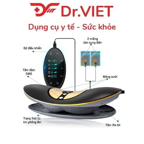Máy massage (mát xa) trị liệu đau lưng JKAH-2C
