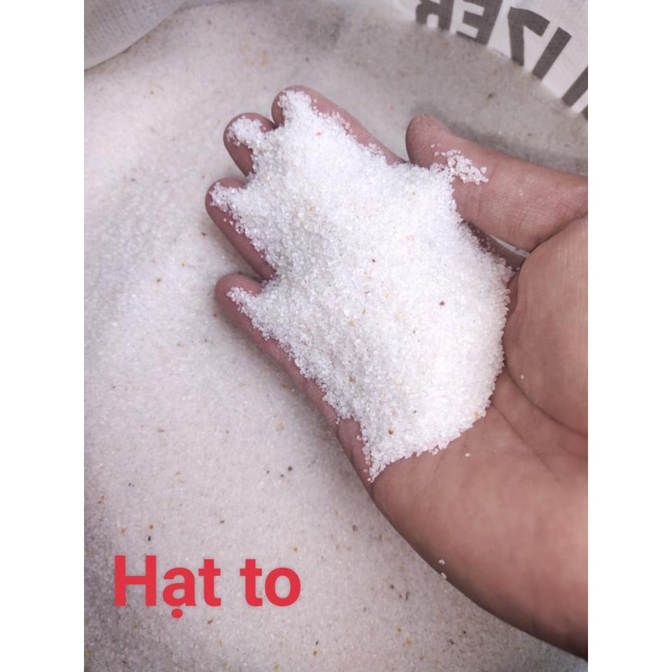 Cát Thạch Anh Trắng Chuyên Dùng để Trải Nền, Trang Trí Hồ Cá và Lọc Cặn