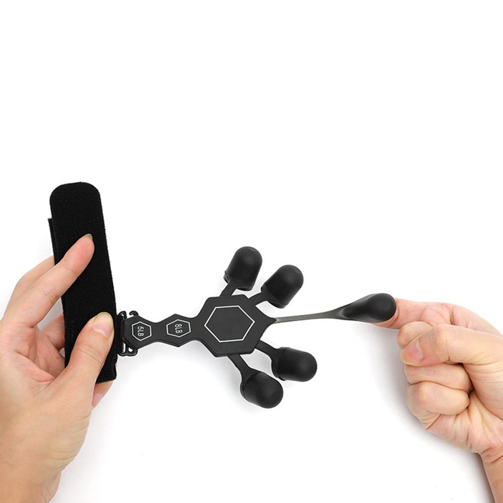 Finger Exerciser Hand Strengthener Finger Extension Gripper Resistance Band for Wrist Training