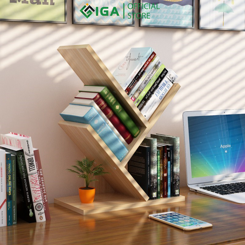 Kệ Sách Hình Cây Để Bàn Tiện Ích Thương Hiệu IGEA