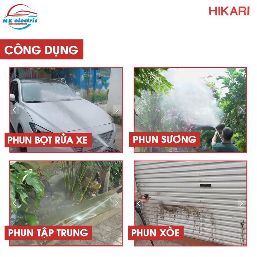 Máy rửa xe mini, Máy xịt rửa cao áp HK-H3 - Có áp chống giật + Chống cháy 