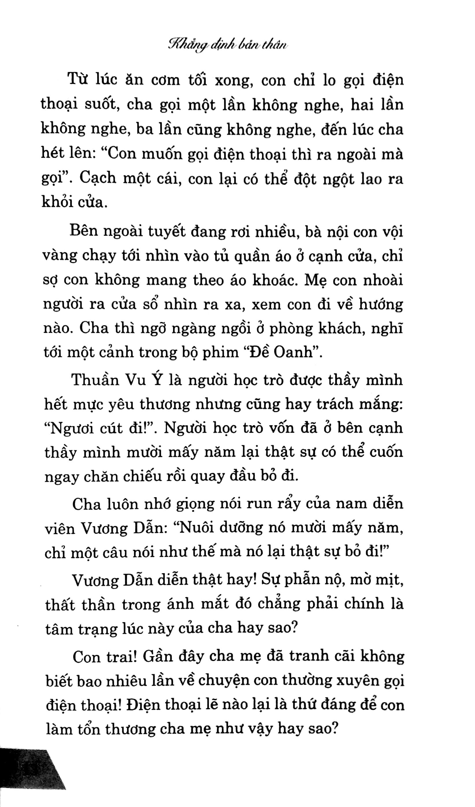 Khẳng Định Bản Thân