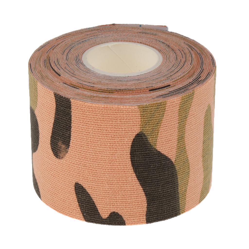 3 Colors Kinesiology Sports Tape Muscles Care Elastic Physio Roll Accessory 5m x 5cm
