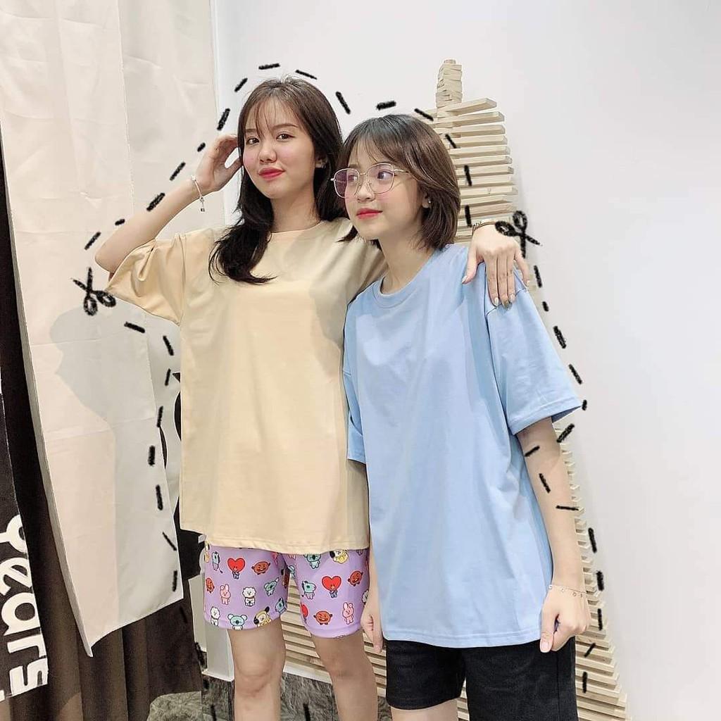 ÁO THUN TRƠN OVERSIZE ĐỦ MÀU UNISEX (16 Màu) G-A01