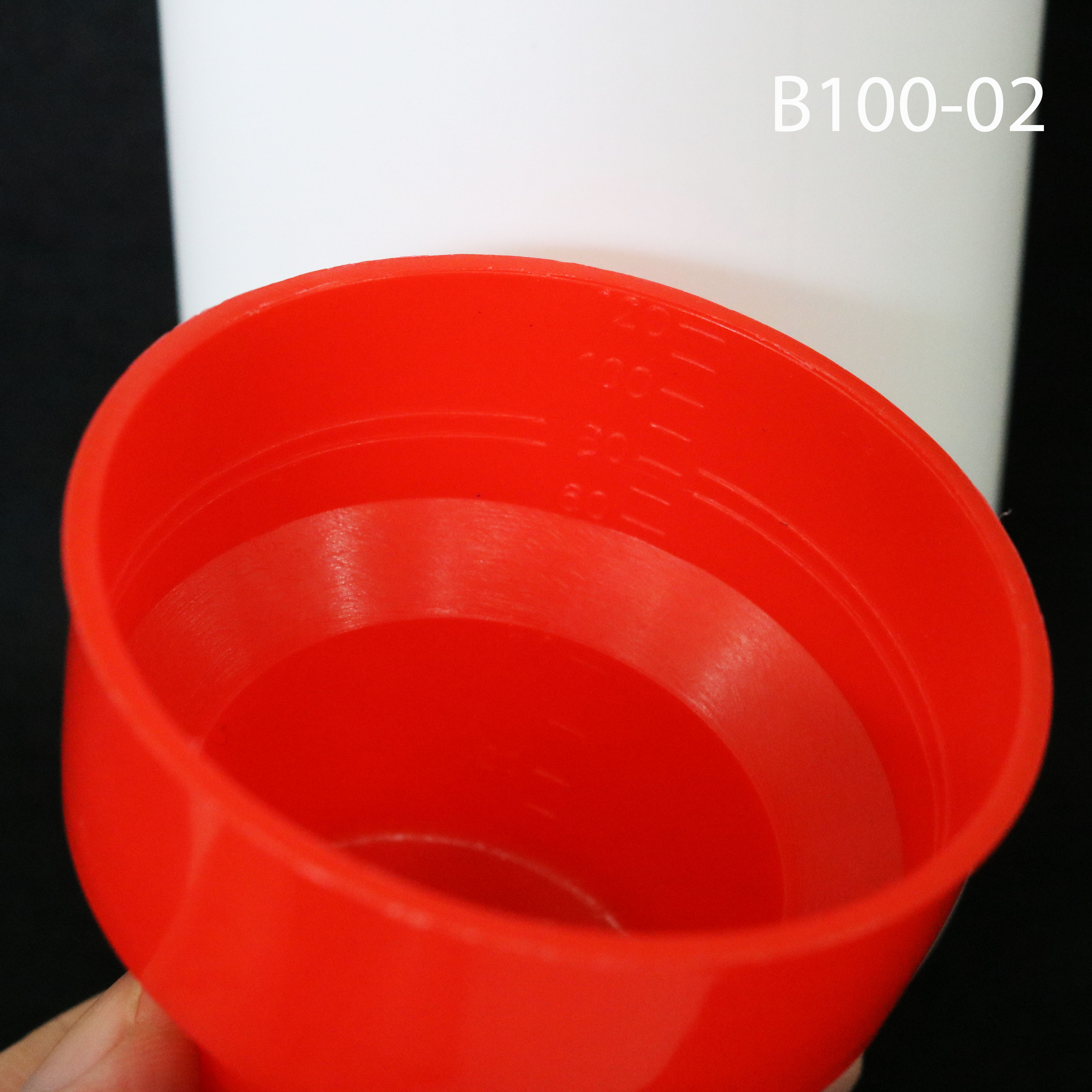 Chai nhựa HPDE 1000mL có nắp đong thể tích - Mẫu B100-02