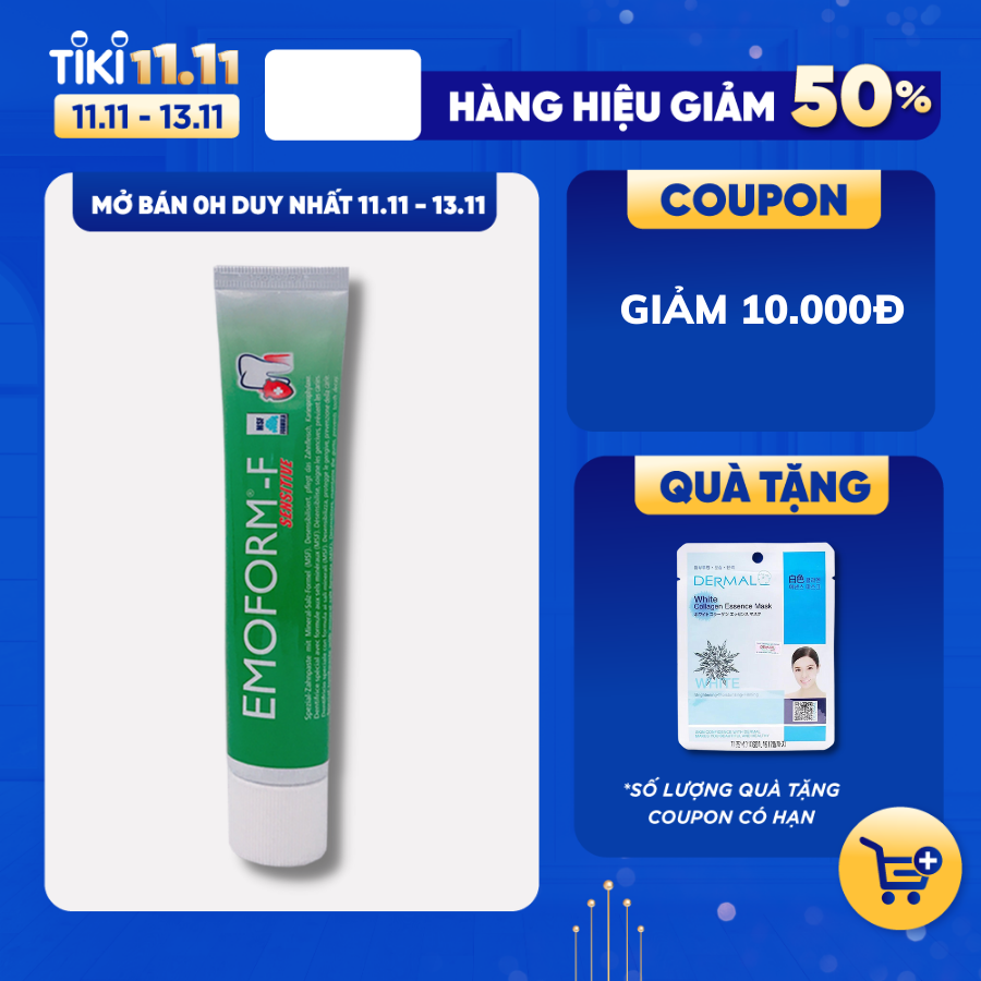 Kem Đánh Răng Hỗ Trợ Điều Trị Ê Buốt, Nhạy Cảm Răng Bệnh Lý Emoform F