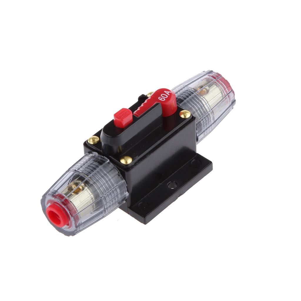 Manual Reset Circuit Breaker 12v/24v Car Auto Boat Audio Fuse Holder