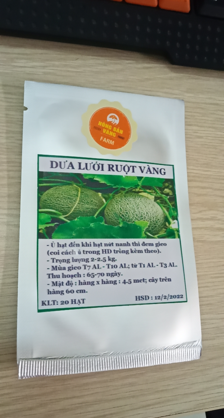 Hạt giống Dưa Lưới Ruột Vàng - Nông Sản Vàng