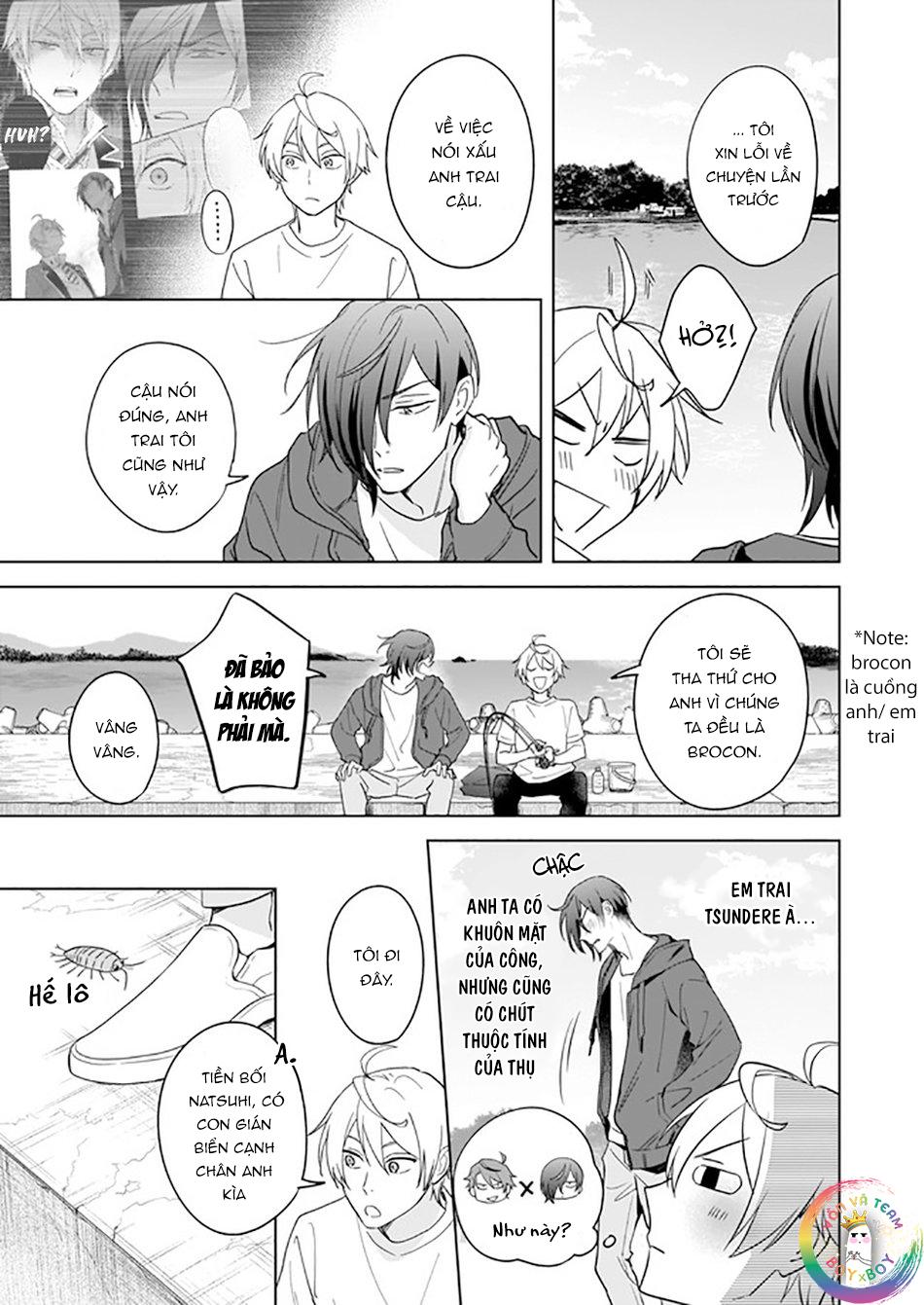 tôi nhận ra mình là em trai của nhân vật chính game bl chapter 9 13