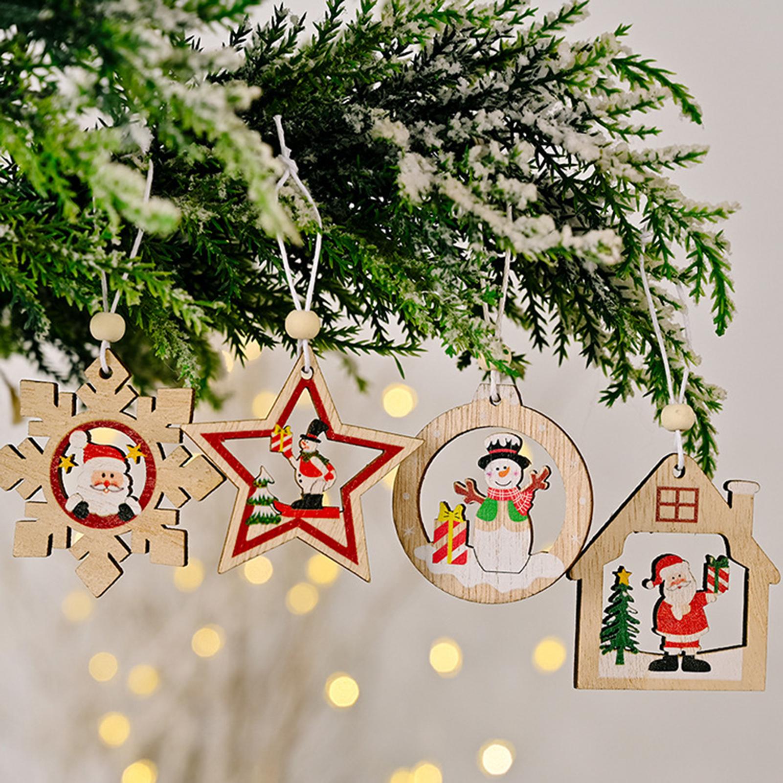 Bộ Trang Trí Nhà Cửa Dạng Móc Treo Chủ Đề Giáng Sinh Noel