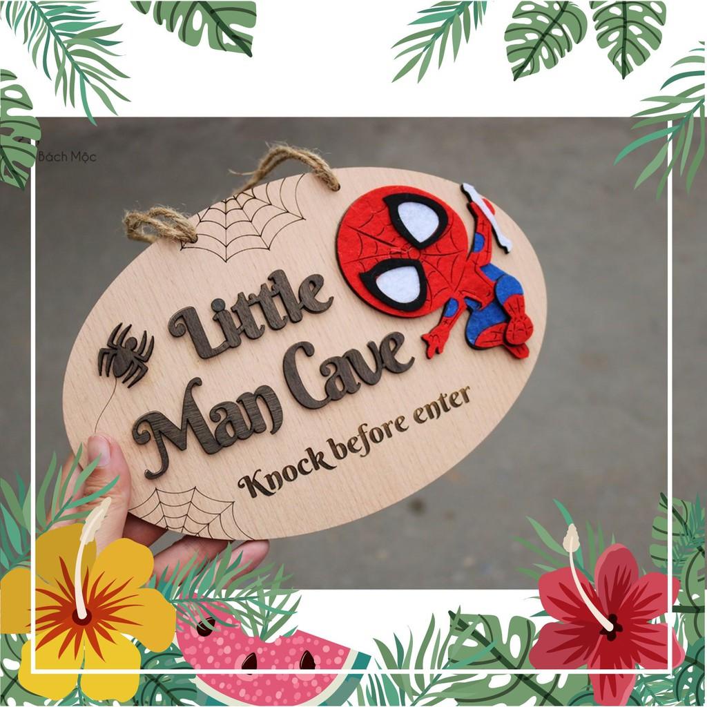 Bảng gỗ Người Nhện Spider Man (bảng gỗ trang trí