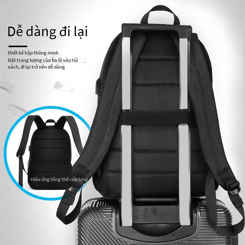 Phong cách mới nhất đa chức năng túi đơn giản dành cho nam túi đựng máy tính công suất lớn tặng ba lô tùy chỉnh LOGO