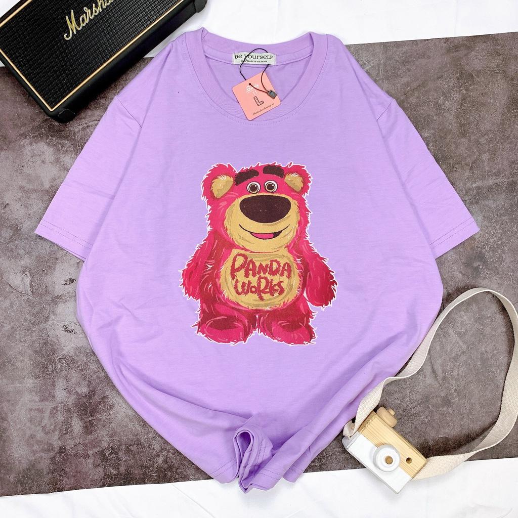 Áo thun tay ngắn Be Yourself unisex size M L XL - GẤU DÂU PANDA WORKS
