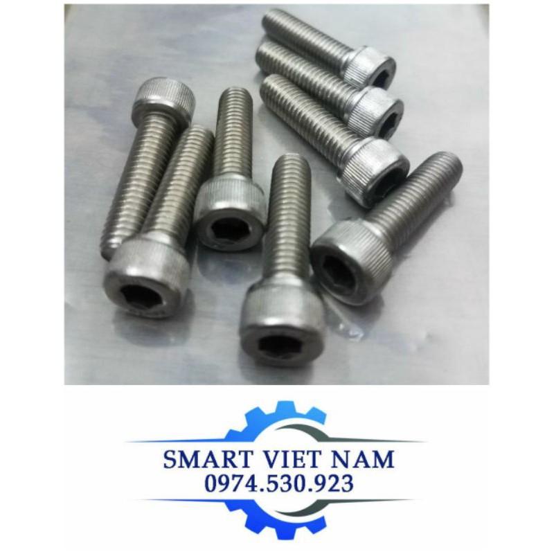 Bulong LGC đầu trụ M3 inox 201 Combo 200 Chiếc