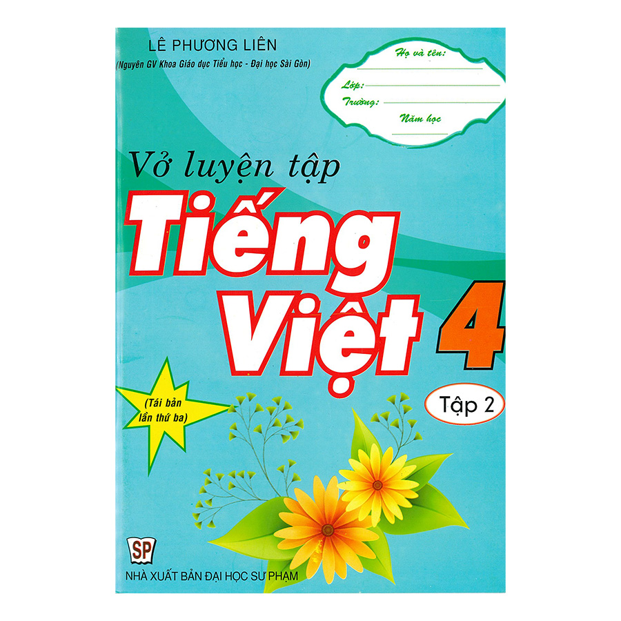 Vở luyện tập Tiếng Việt 4 Tập 2