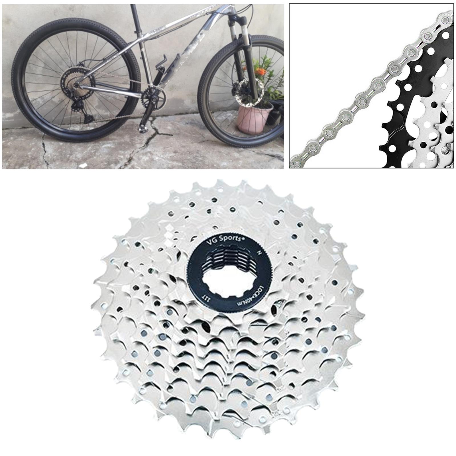 2xMTB 8 9 10 Cassete 11-25T/46T Cassette Freewheel 9 11-32T