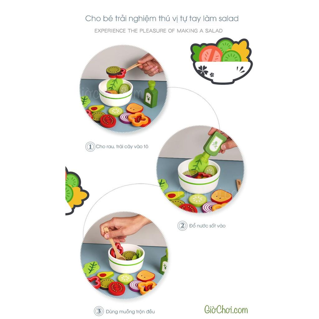 Đồ chơi trộn salad rau củ, trái cây (21 chi tiết)
