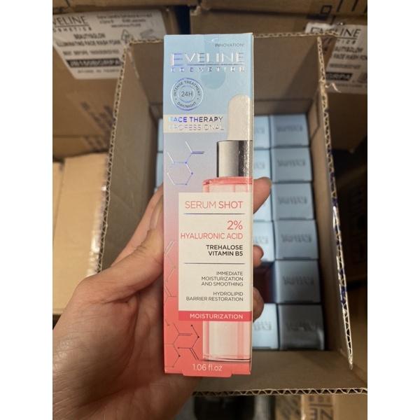 Tinh chất dưỡng da Eveline Serum Shot dưỡng ẩm Hyaluronic axit 30ML
