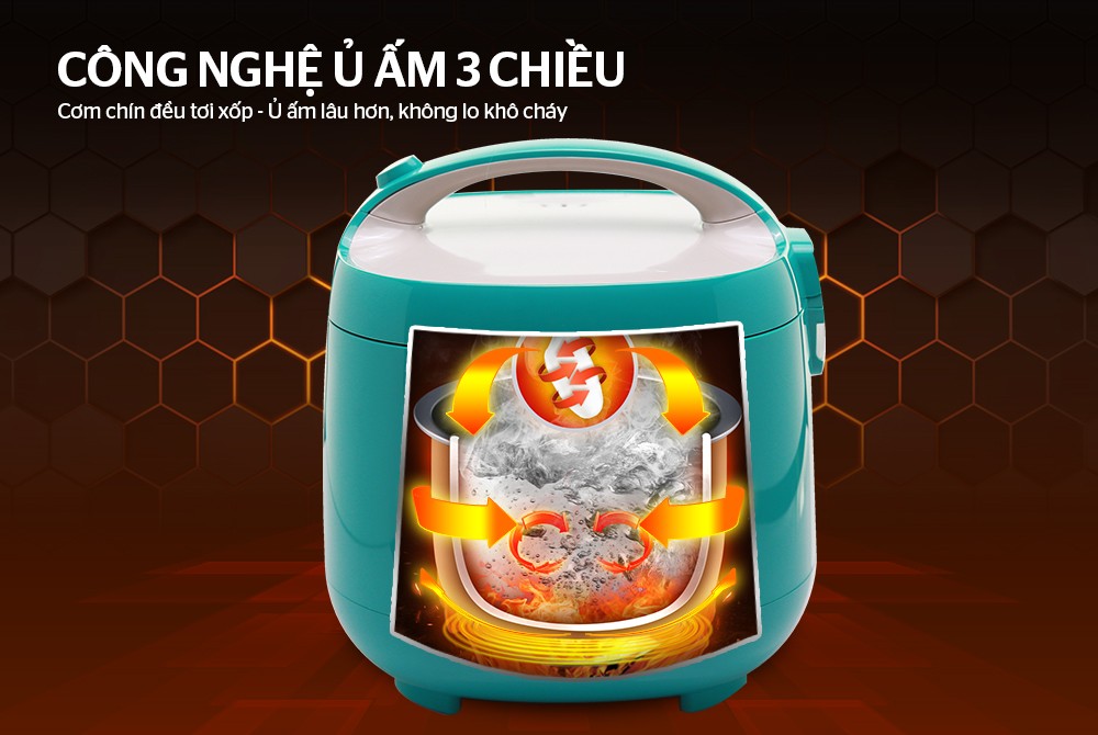 Nồi cơm điện 1.8L SUNHOUSE MAMA SHD8652G - Hàng chính hãng