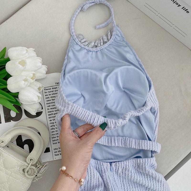 ĐẦM MIDI CỔ YẾM HỞ LƯNG