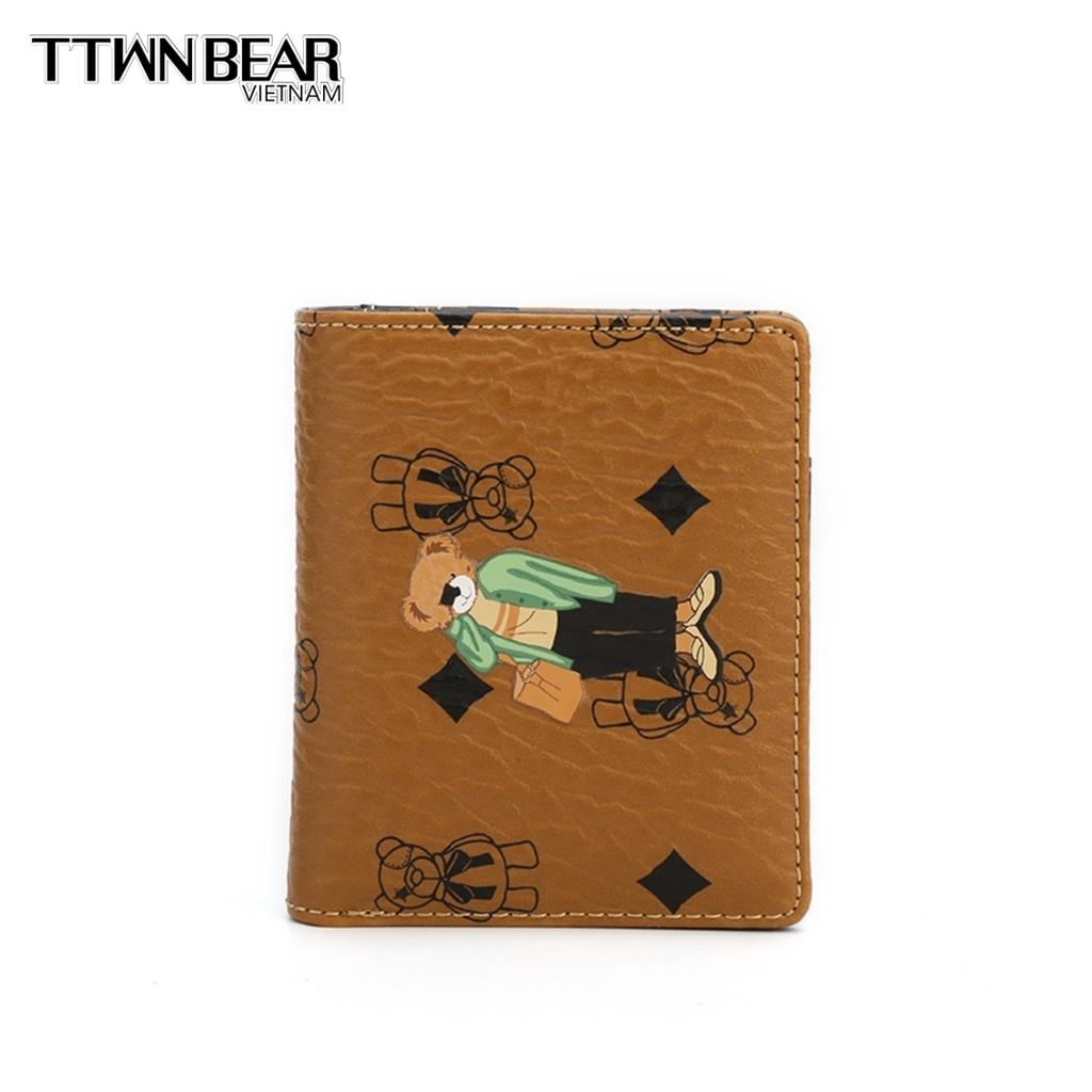 Ví câm tay nhiều ngăn mini đựng thẻ TTWN BEAR chính hãng - TT2236