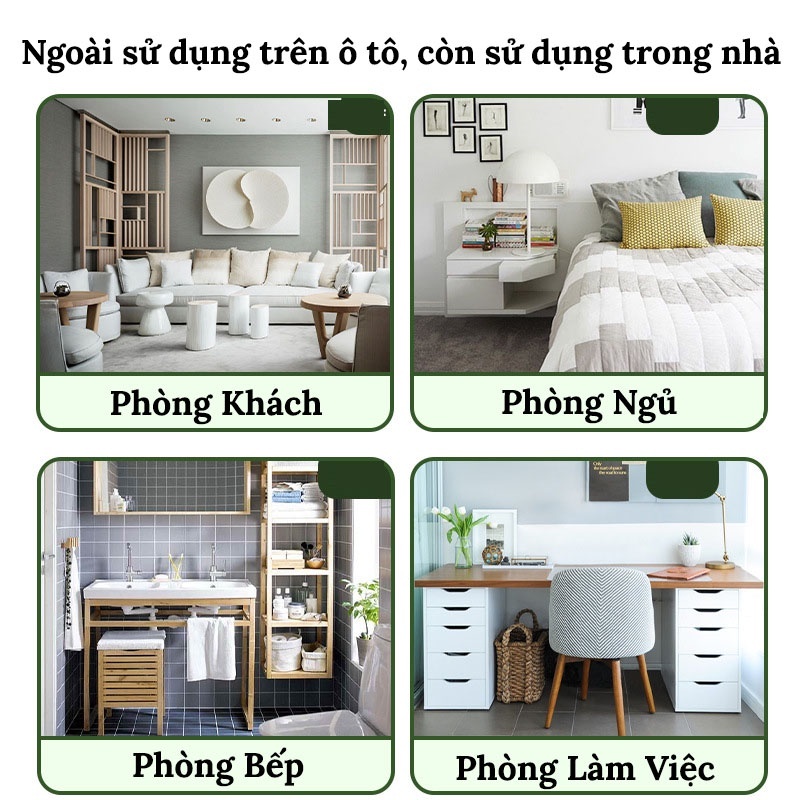 Sáp Thơm Khử Mùi Ô Tô Chiết Xuất Từ Thiên Nhiên | Sáp Thơm Khử Mùi Khó Chịu, Mùi Nội Thất Xe, Mùi Thức Ăn