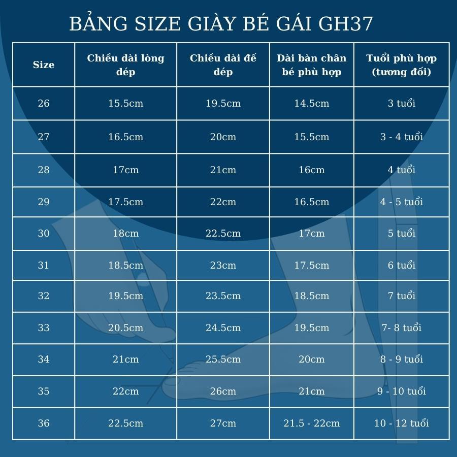 Giày thể thao cổ thun co giãn cho bé gái 3 - 10 tuổi êm nhẹ kháng khuẩn đi học chạy bộ cá tính GH37