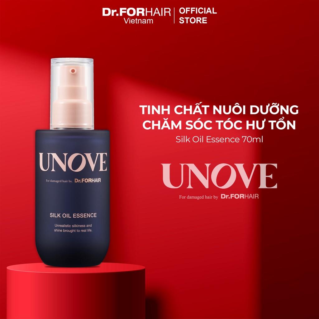 Tinh chất nuôi dưỡng chăm sóc tóc khô và hư tổn DR.FORHAIR UNOVE silk oil essence 70ml