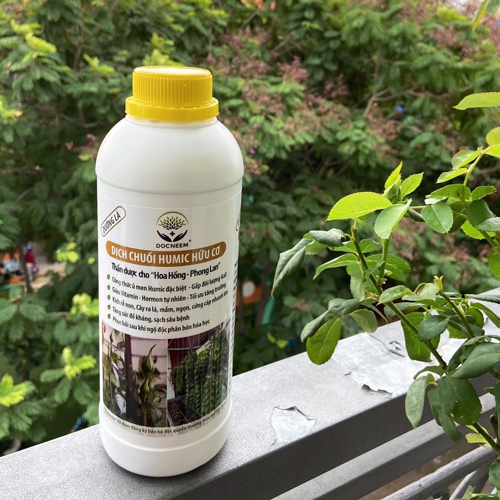 Phân bón Dịch chuối chín đậm đặc ủ trứng và humic Uyên Ngô -1 lít