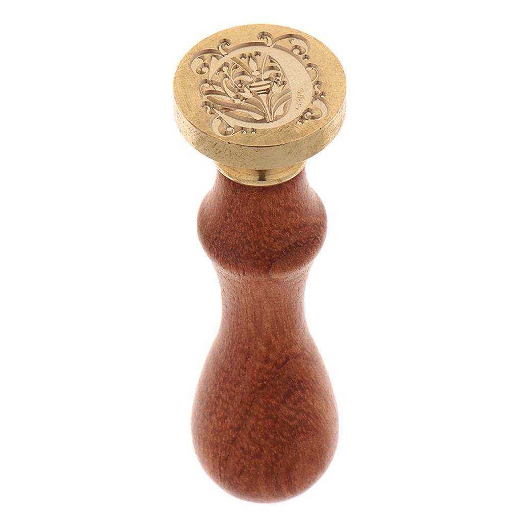 Classic Seal Sealing Letter Wooden Handle for Envelope C