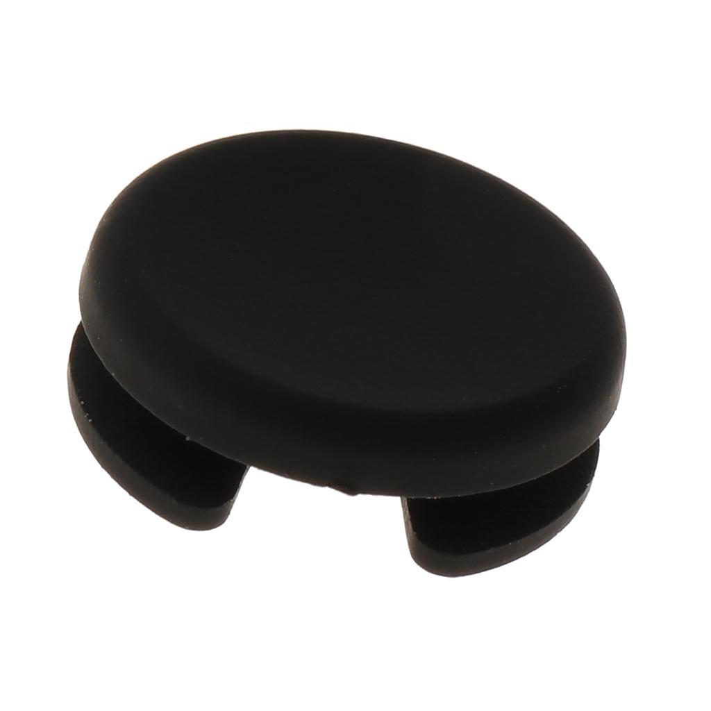 2 Pieces 3D Analog Joystick Cover Thumbstick Thumb Stick Cap Nub for Nintendo 2DS 3DS 3DS XL LL New 3DS New 3DS XL LL - Black+Gray