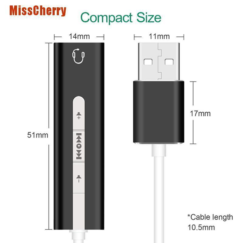 Giắc Chuyển Đổi Từ Usb Sang Jack 3.5mm Chất Lượng Cao