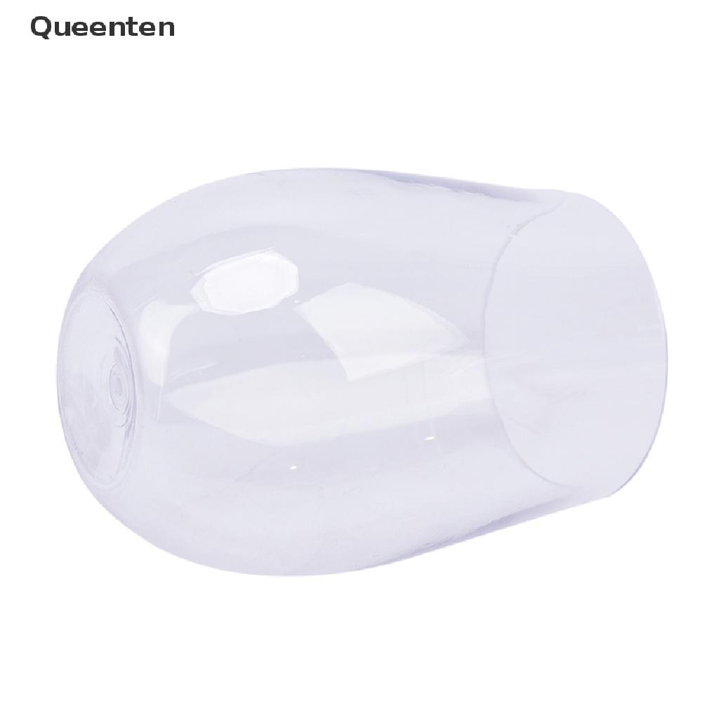 Queenten 4 Pcs Unbreakable Wine Glasses Shatterproof Plastic Glass Safe Reusable Beer Cup VN