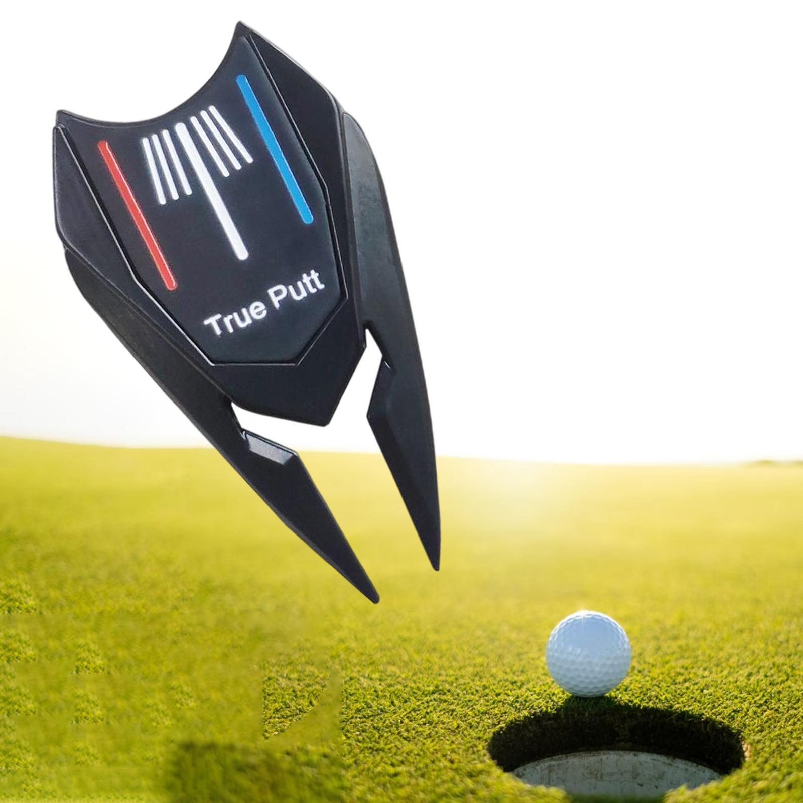 4Pcs Golf Repair Fork Golf Ball Marker Detachable Golf Club Alignment Tool Golf Accessories Portable Gadget
