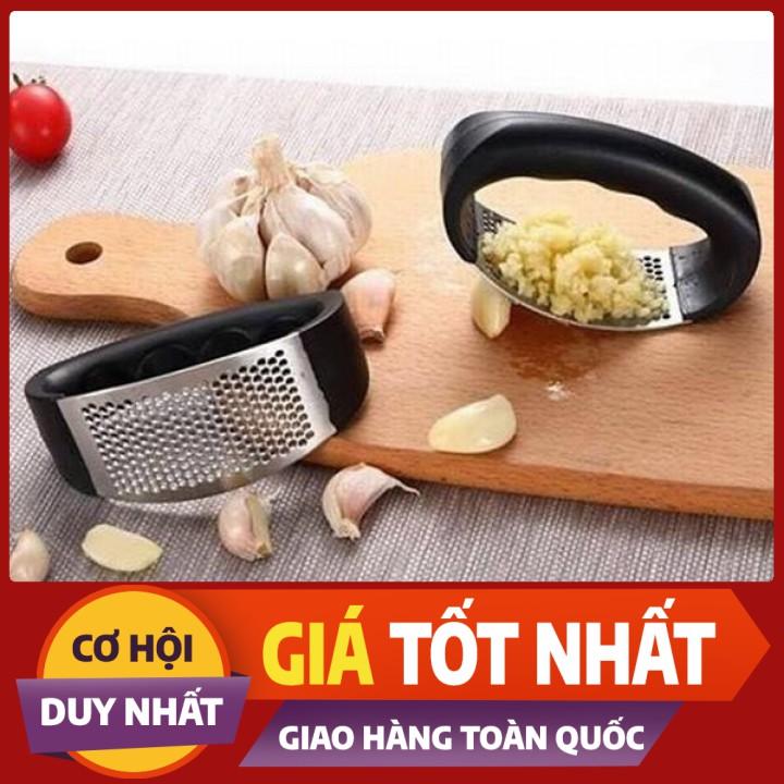 Dụng Cụ Dập Tỏi Inox,Ép Tỏi, Nghiền Tỏi Inox, Dụng Cụ Nghiền Tỏi Bằng Thép Không Gỉ, Nhỏ Gọn, Tiện Lợi