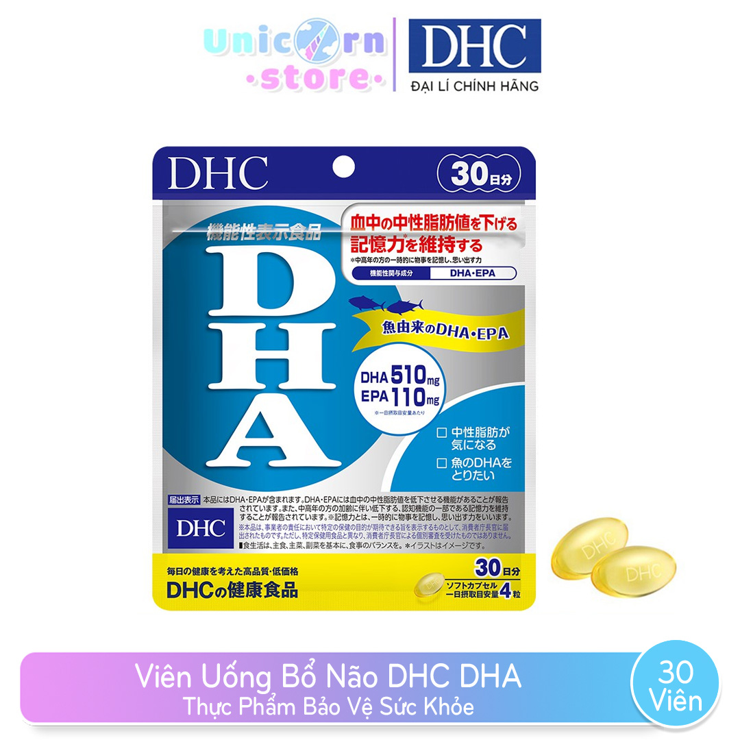 Viên uống bổ não bổ sung DHA DHC