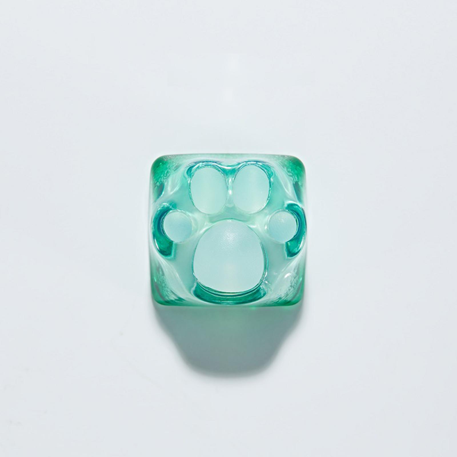 Cute 3D Clear Cat Paw Mechanical Keyboard Keycap for Cherry MX