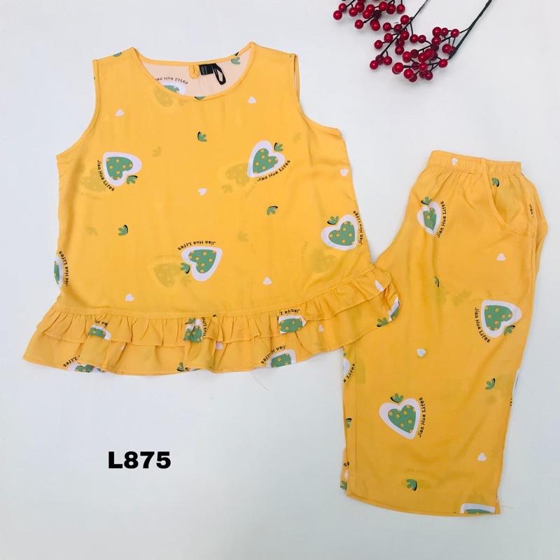 Đồ Bộ Nữ Tole Lanh Quần Lửng