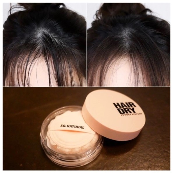Phấn phủ gội khô SoNatural Powder 4Room Hair Dry Powder Perfume 50g