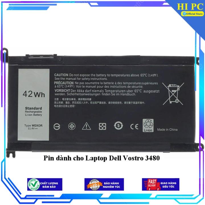 Pin dành cho Laptop Dell Vostro 3480 - Hàng Nhập Khẩu