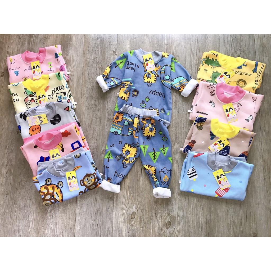 ÁO NỈ THU ĐÔNG CHO BÉ TRAI BÉ GÁI TỪ 0-15KG