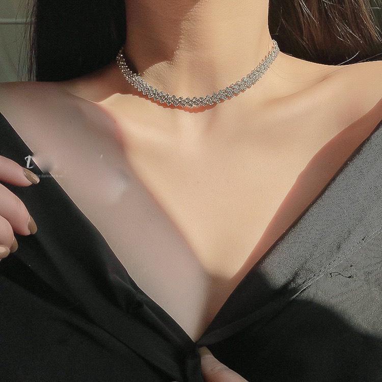 Vòng Cổ Choker Đính Đá Phong Cách - YUME PK0037