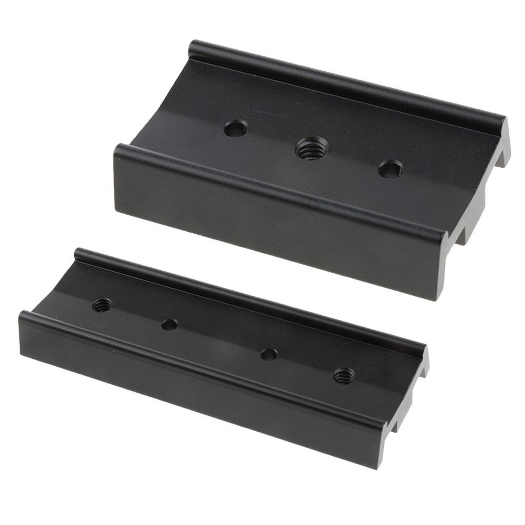 2x Telescope Dovetail Mounting Plate for Equatorial Tripod Long 70mm+130mm
