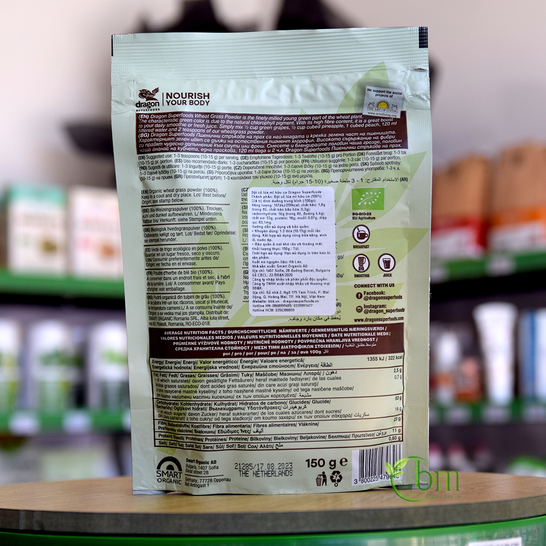 Bột cỏ lúa mì hữu cơ Dragon Super Foods 150gr - Giá Tiki khuyến mãi:  310,000đ - Mua ngay! - Tư vấn mua sắm & tiêu dùng trực tuyến Bigomart